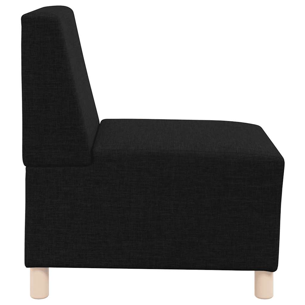 55 cm black fabric armchair