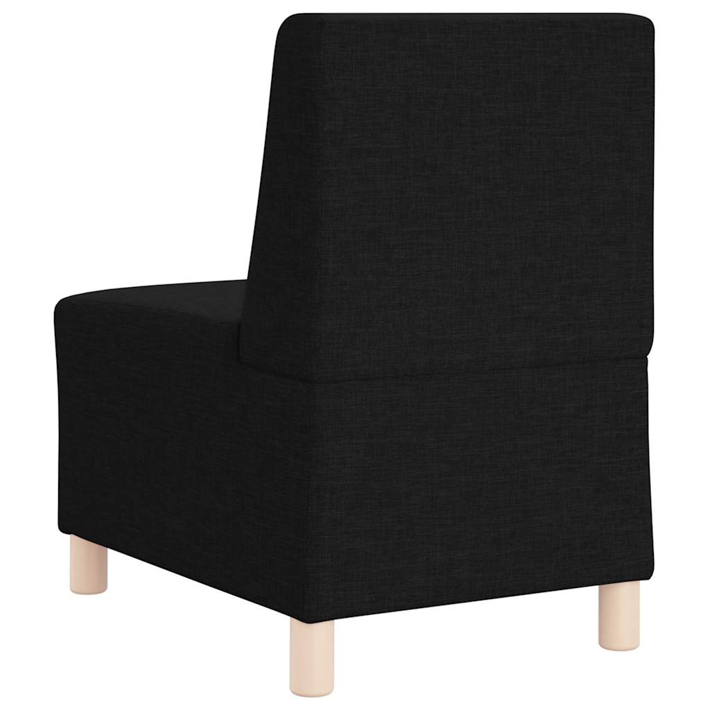 55 cm black fabric armchair