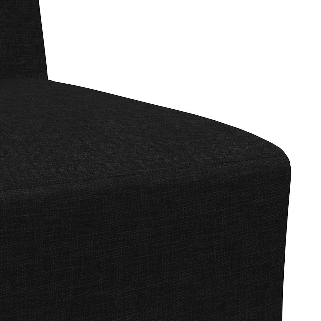 55 cm black fabric armchair