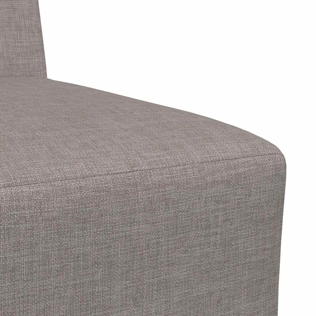 55 cm grey-brown fabric armchair