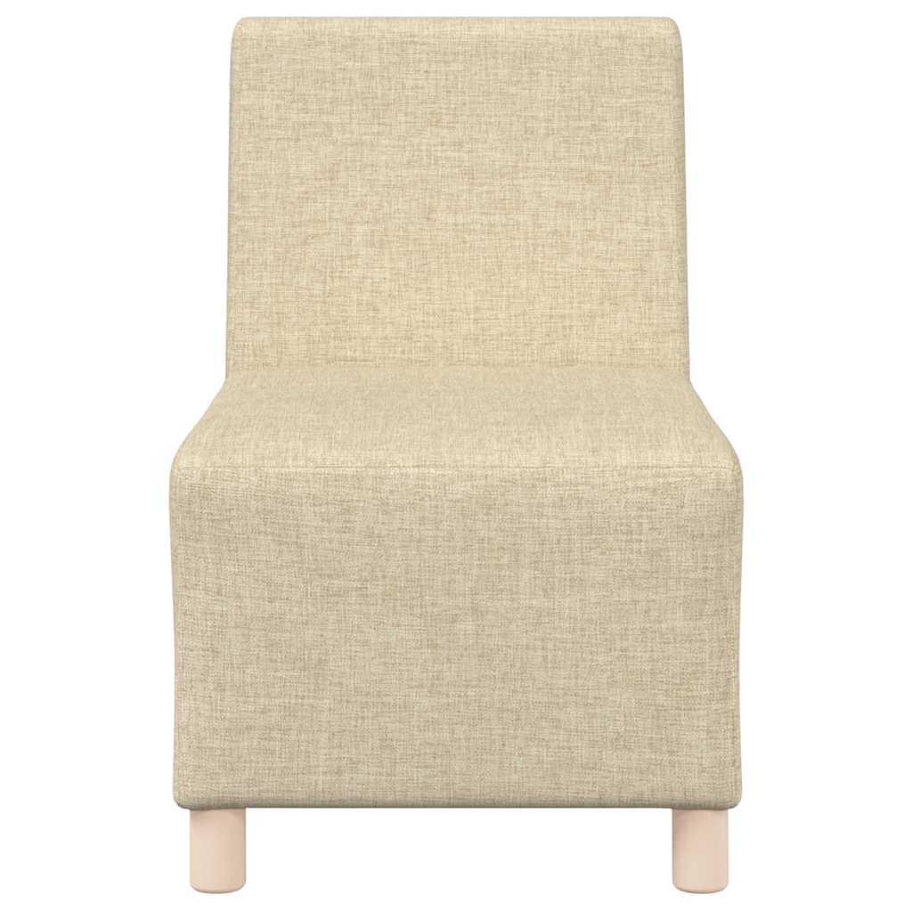Poltrona 55 cm tecido cor creme
