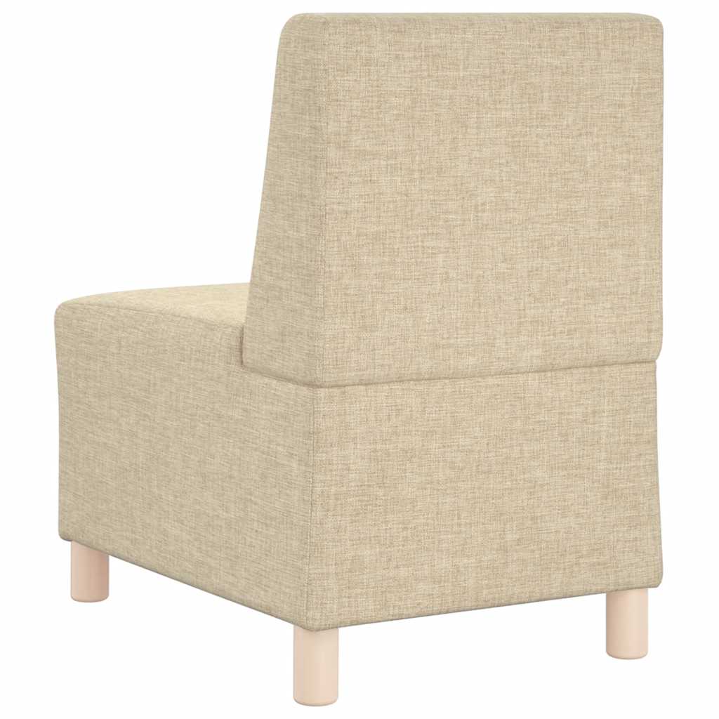 Poltrona 55 cm tecido cor creme