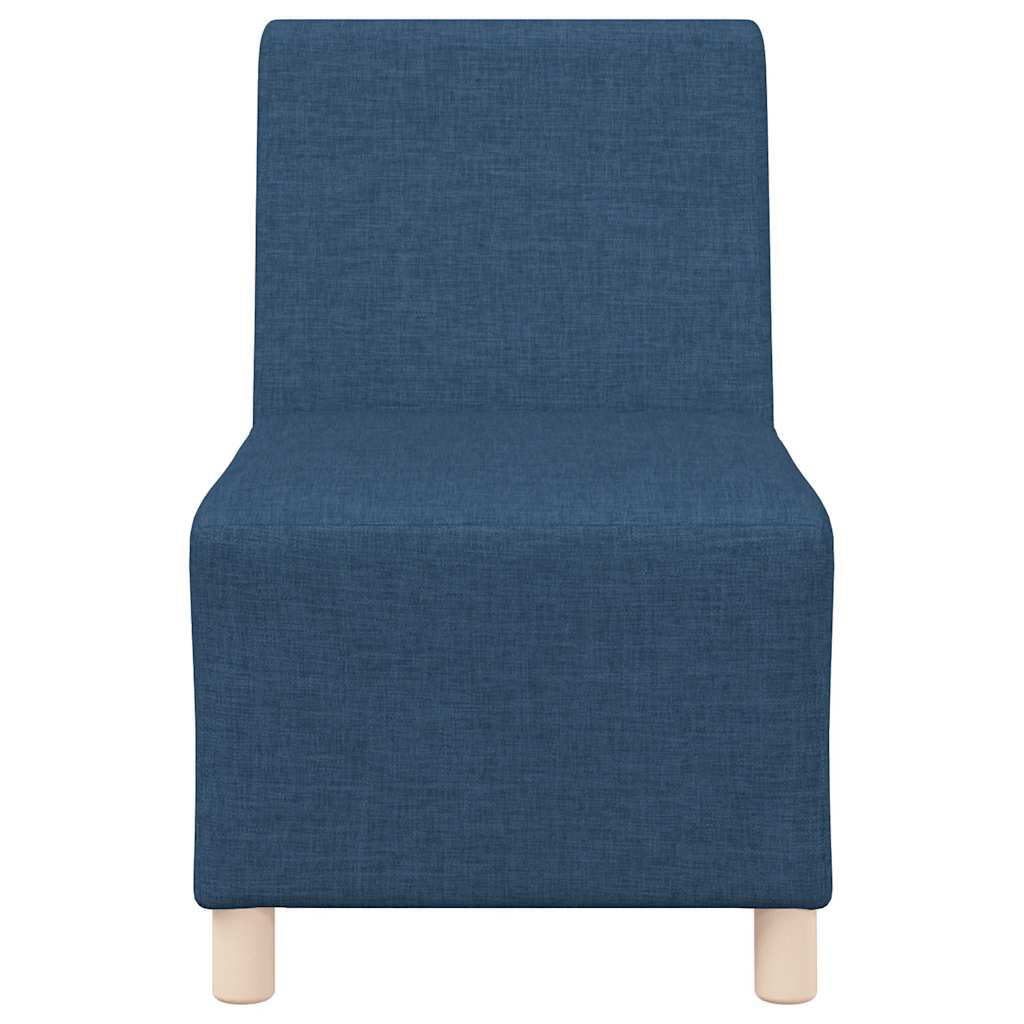 55 cm blue fabric armchair
