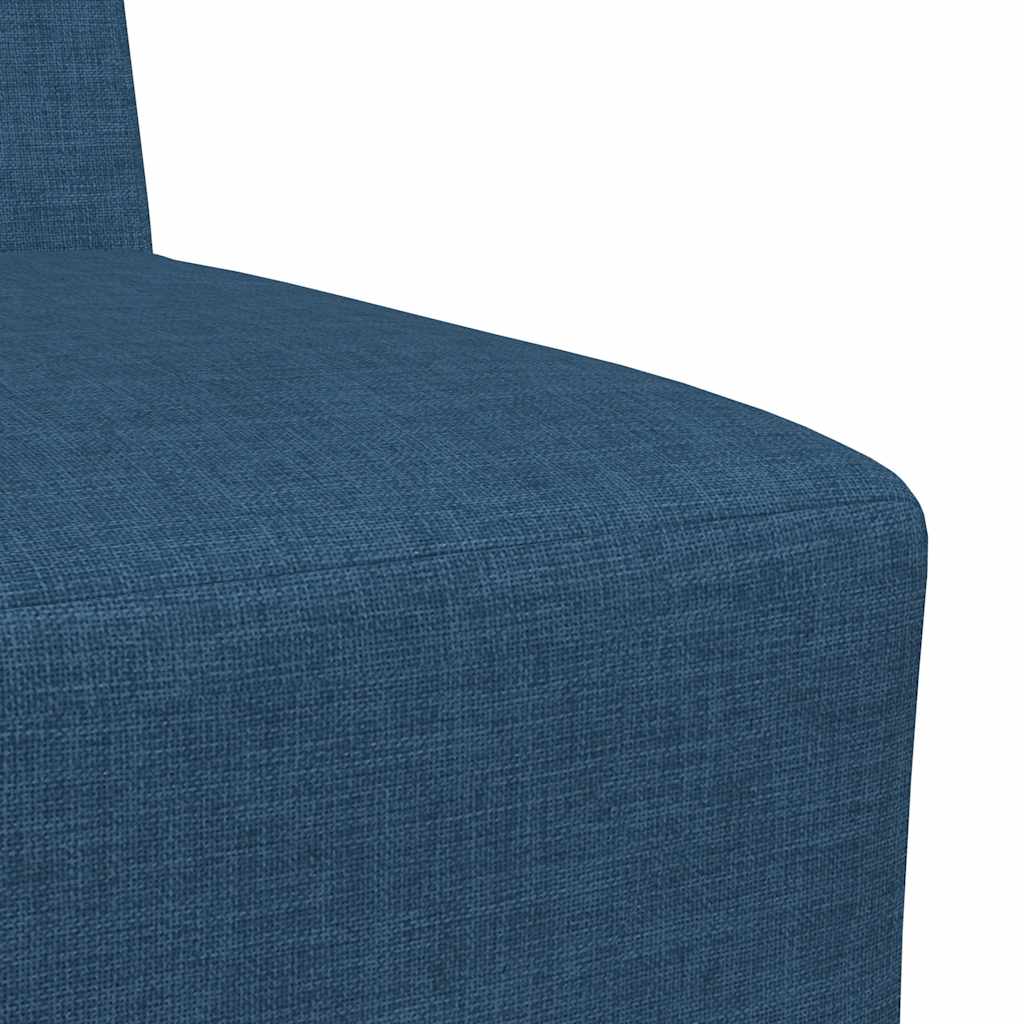 55 cm blue fabric armchair