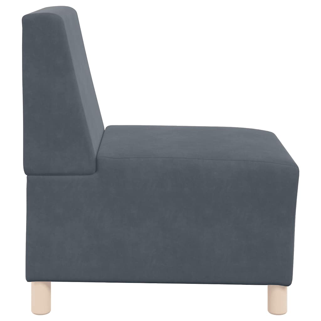 55 cm dark green velvet armchair