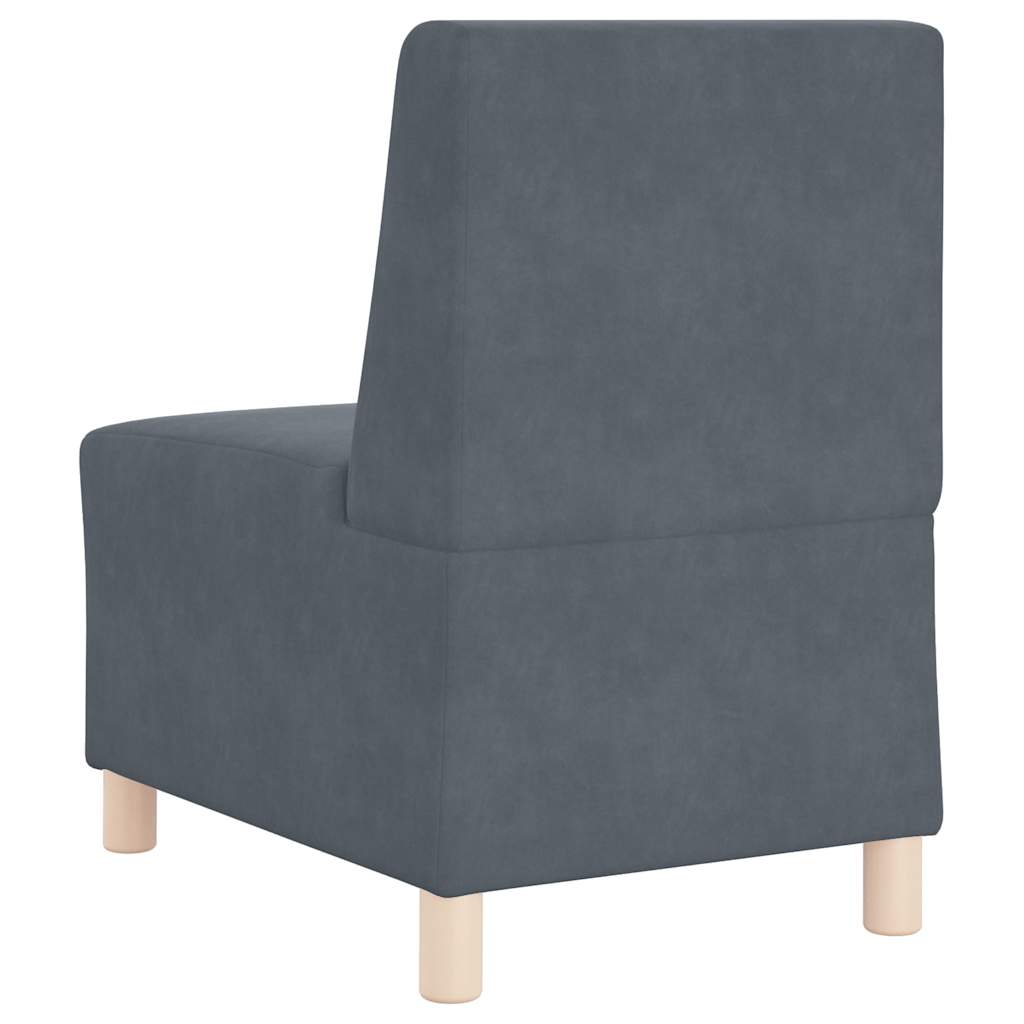 55 cm dark green velvet armchair