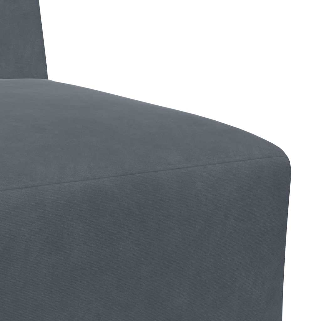 55 cm dark green velvet armchair