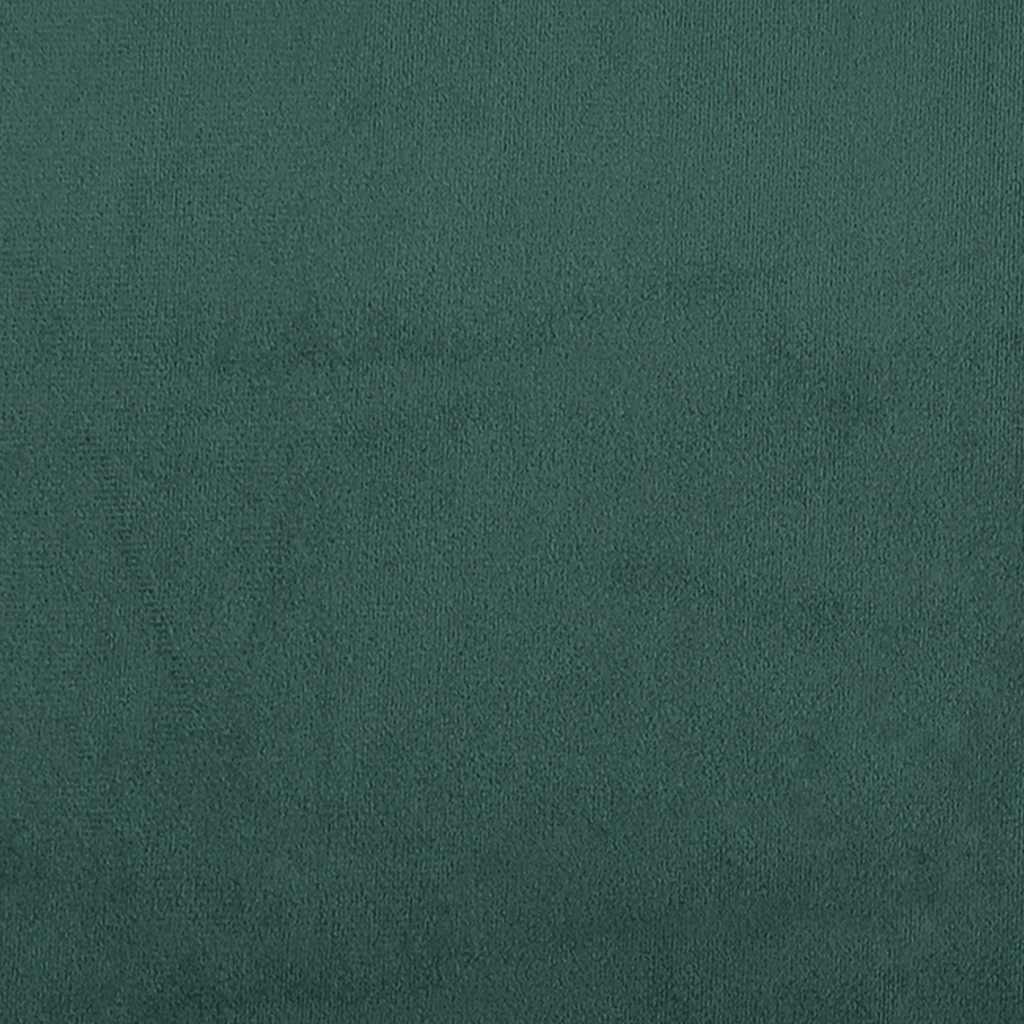 55 cm dark green velvet armchair