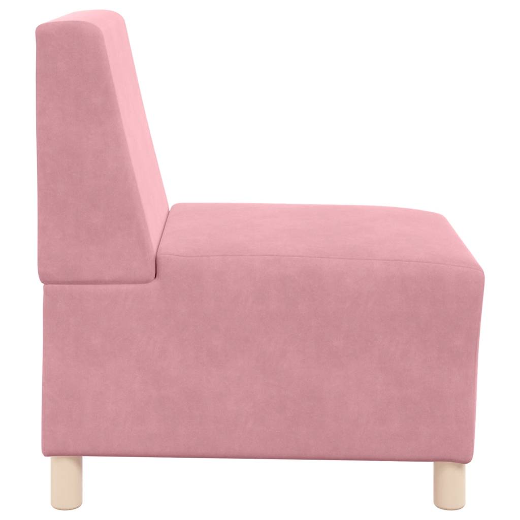 Poltrona 55 cm veludo rosa