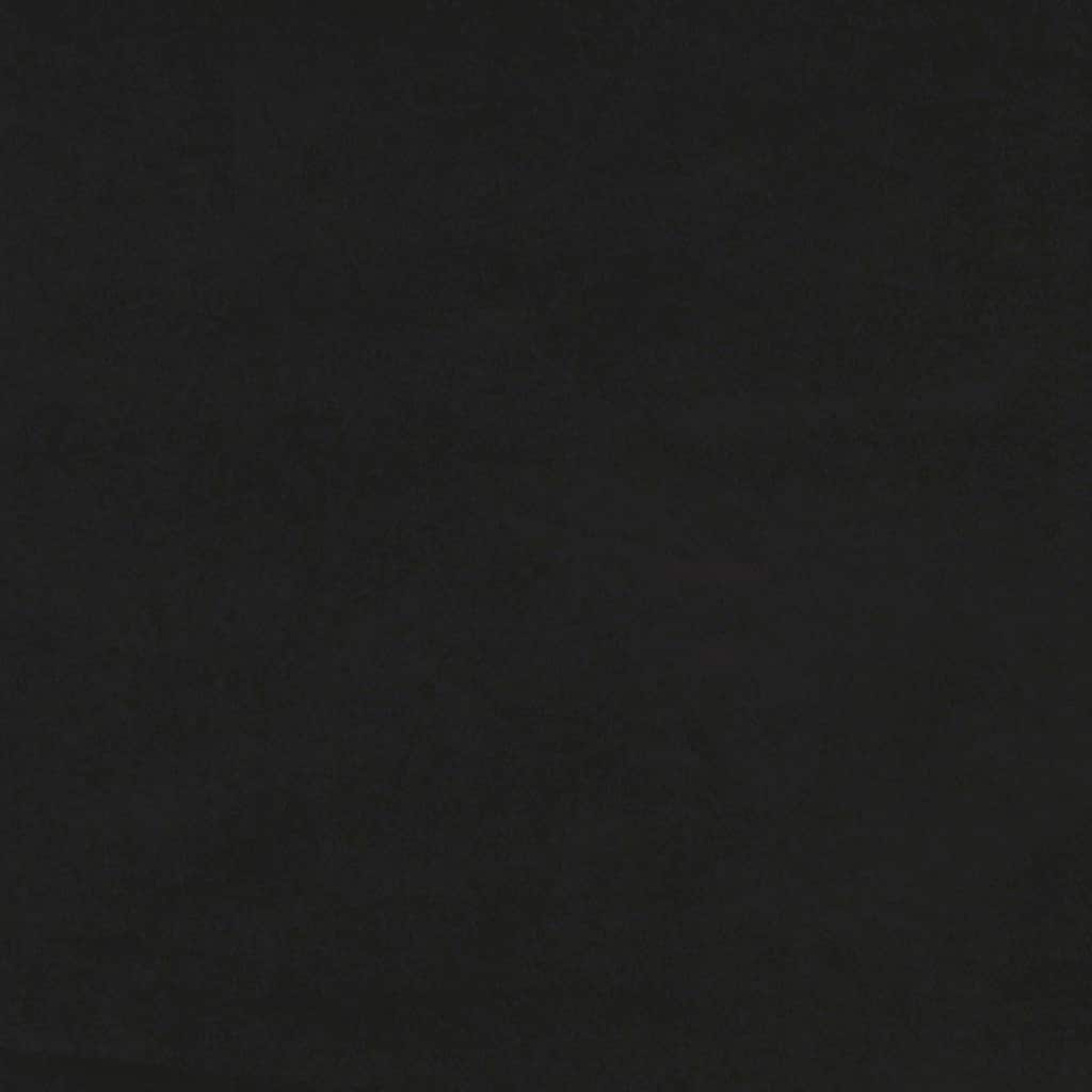 55 cm black velvet armchair