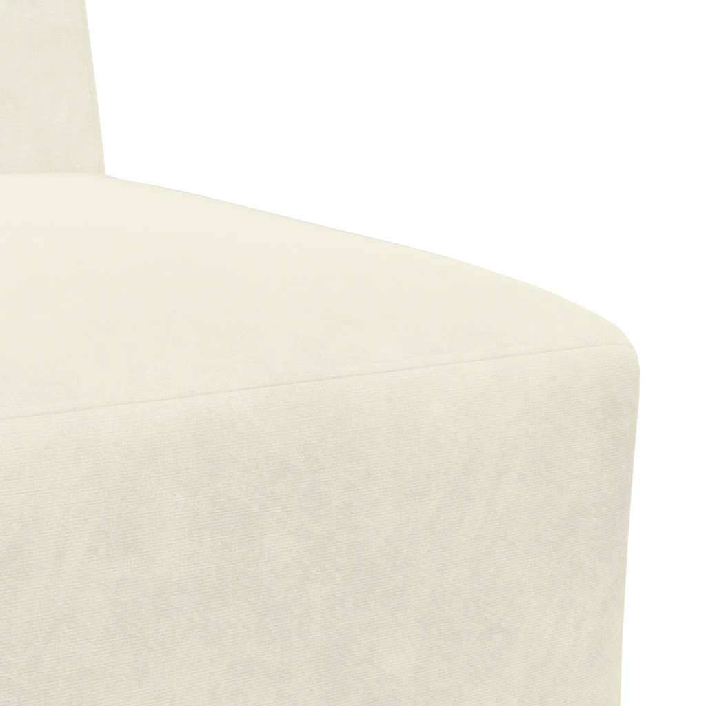 Poltrona 55 cm veludo cor creme