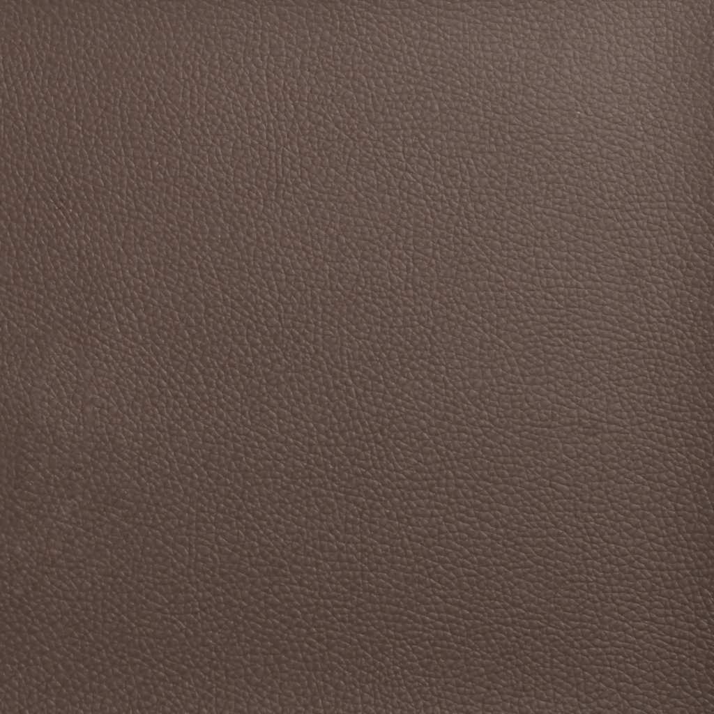 55 cm brown artificial leather armchair