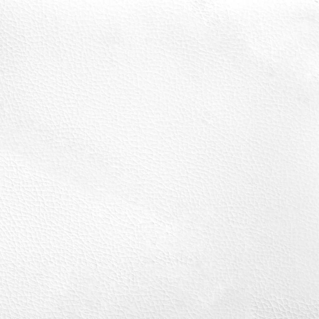 55 cm armchair in white artificial leather