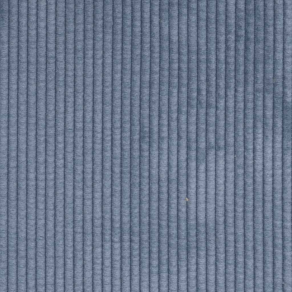 55 cm blue corduroy fabric armchair