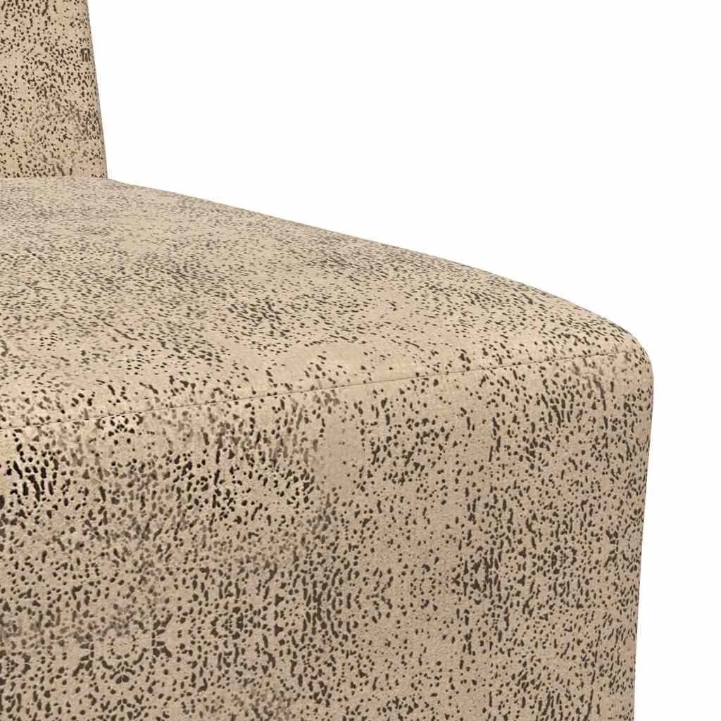 Poltrona em camurça artificial 55 cm cinzento-claro
