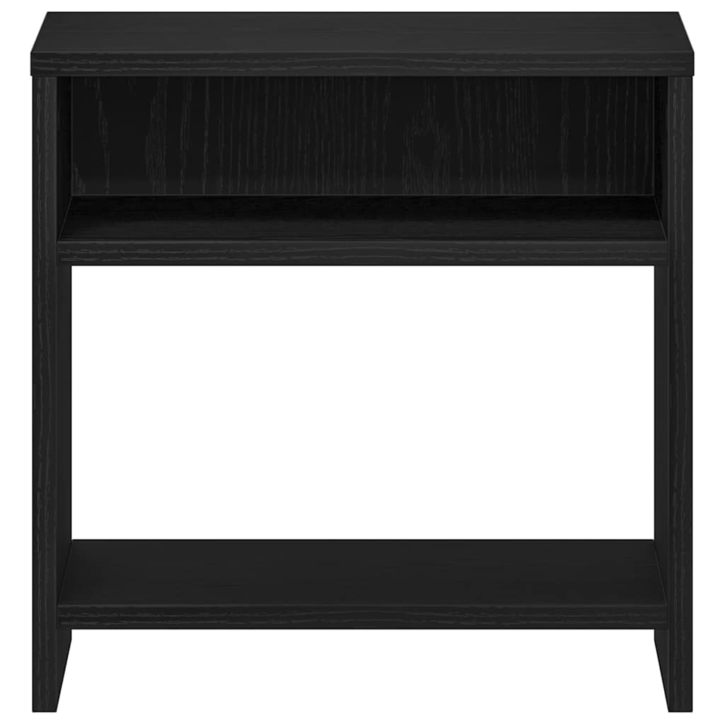Mesa de cabeceira 40x30x40 cm deriv. de madeira carvalho preto