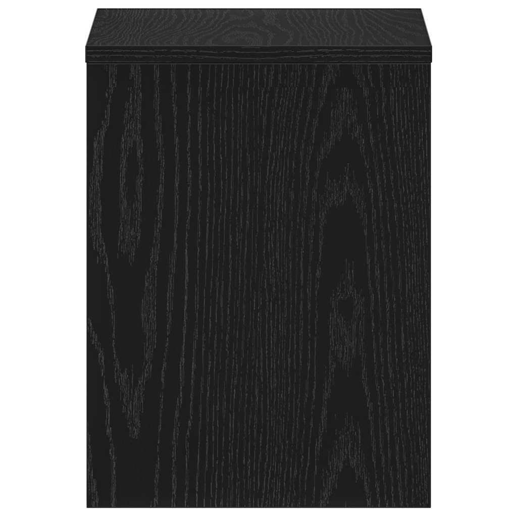 Mesa de cabeceira 40x30x40 cm deriv. de madeira carvalho preto