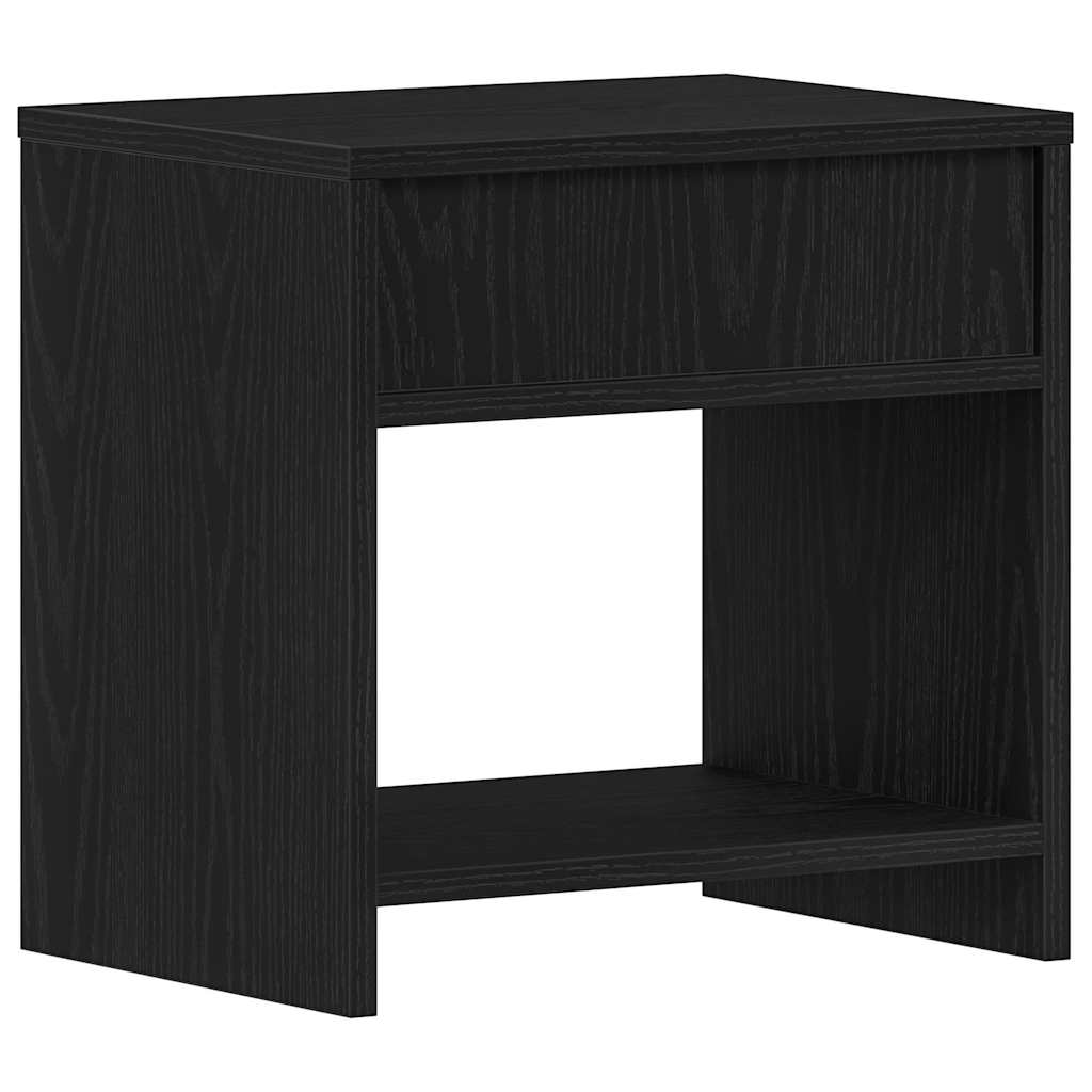 Mesa de cabeceira 40x30x40 cm deriv. de madeira carvalho preto