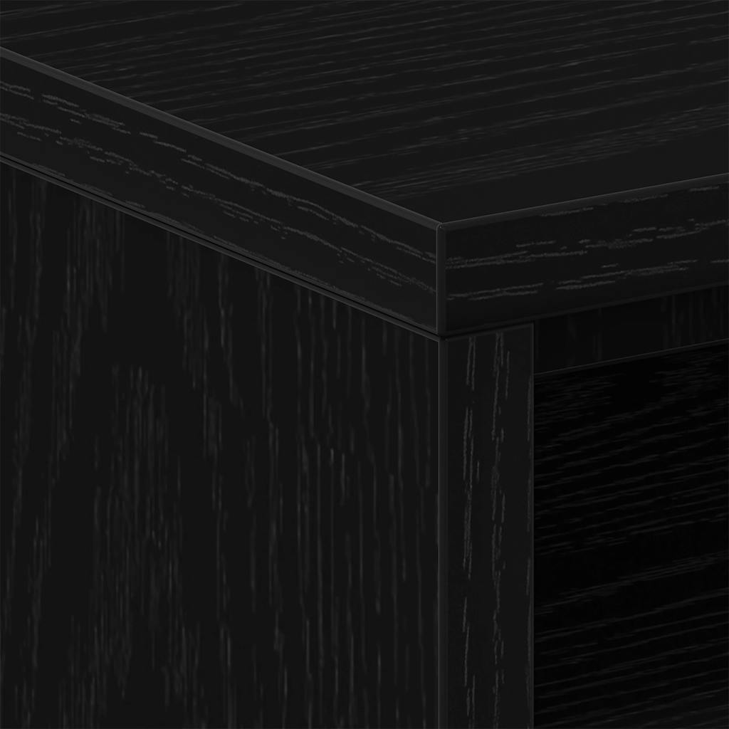Mesa de cabeceira 40x30x40 cm deriv. de madeira carvalho preto