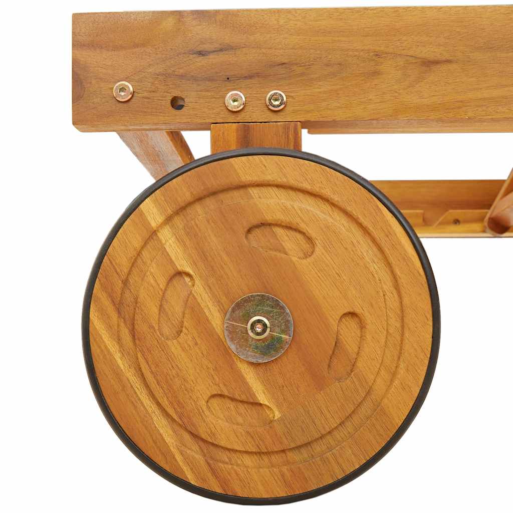 Sun loungers 2 pcs solid acacia wood
