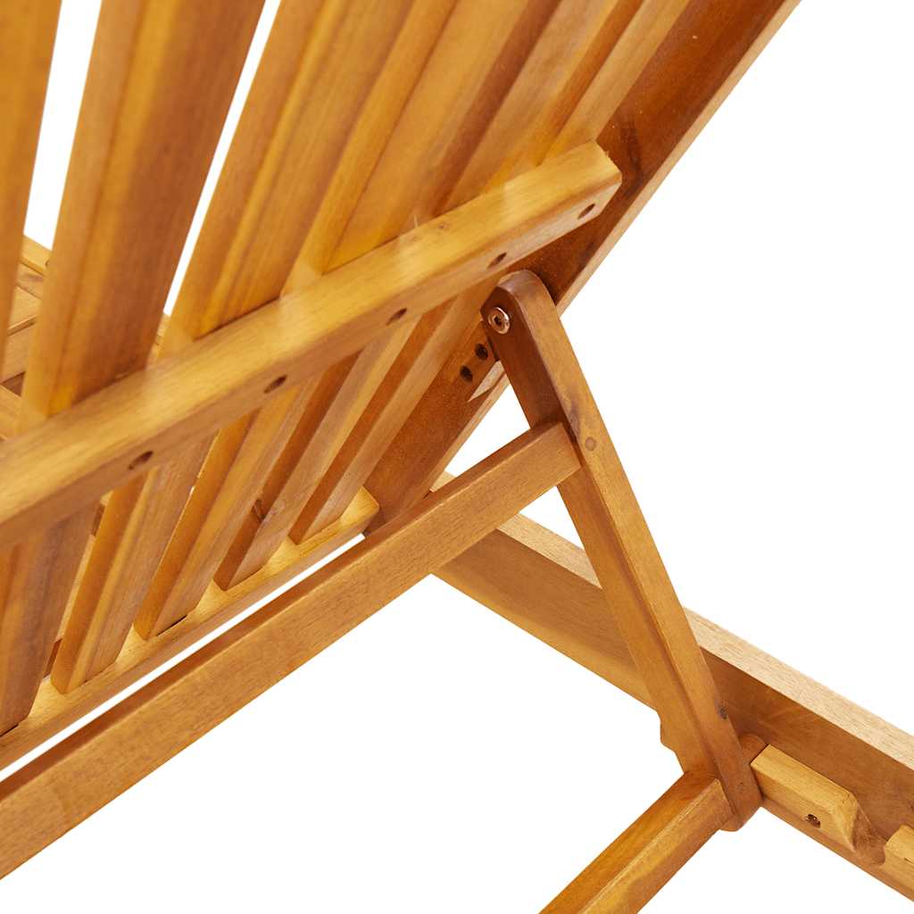 Sun loungers 2 pcs solid acacia wood
