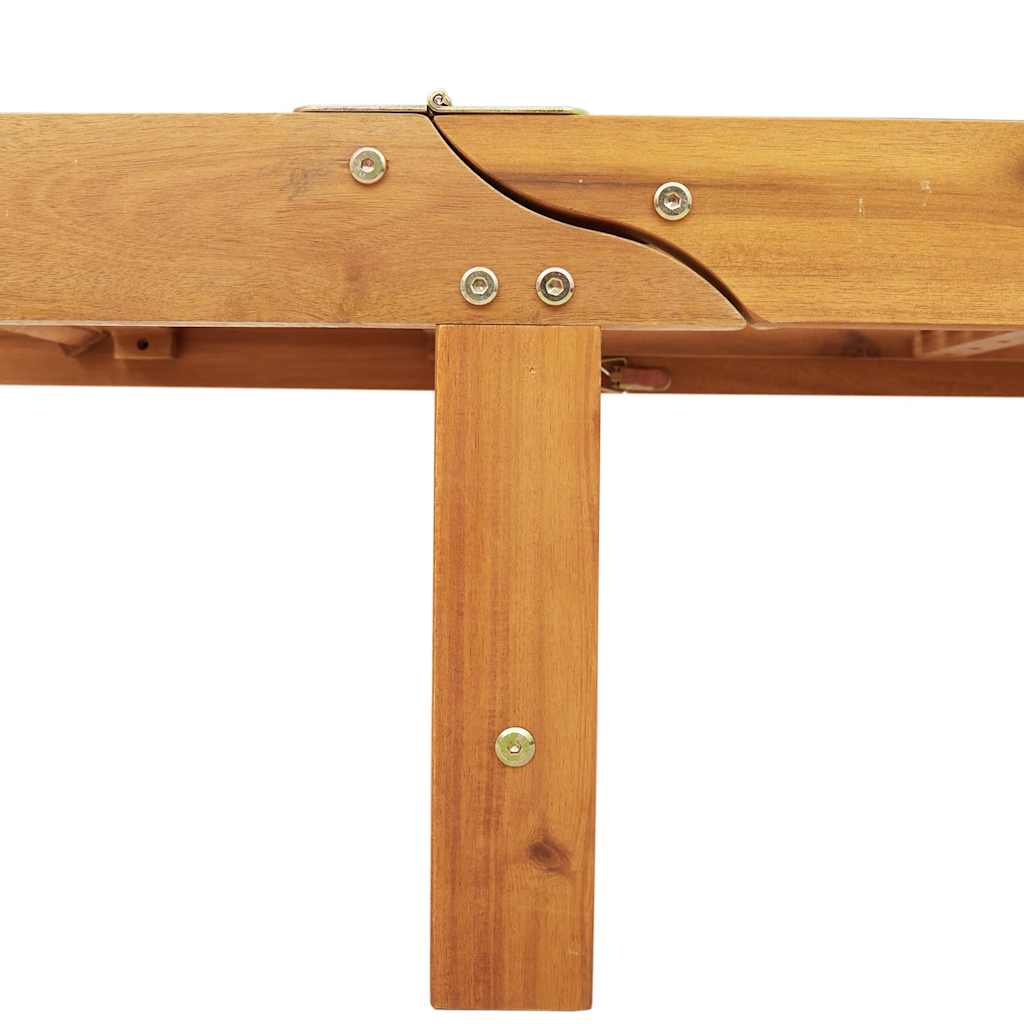 Sun loungers 2 pcs solid acacia wood