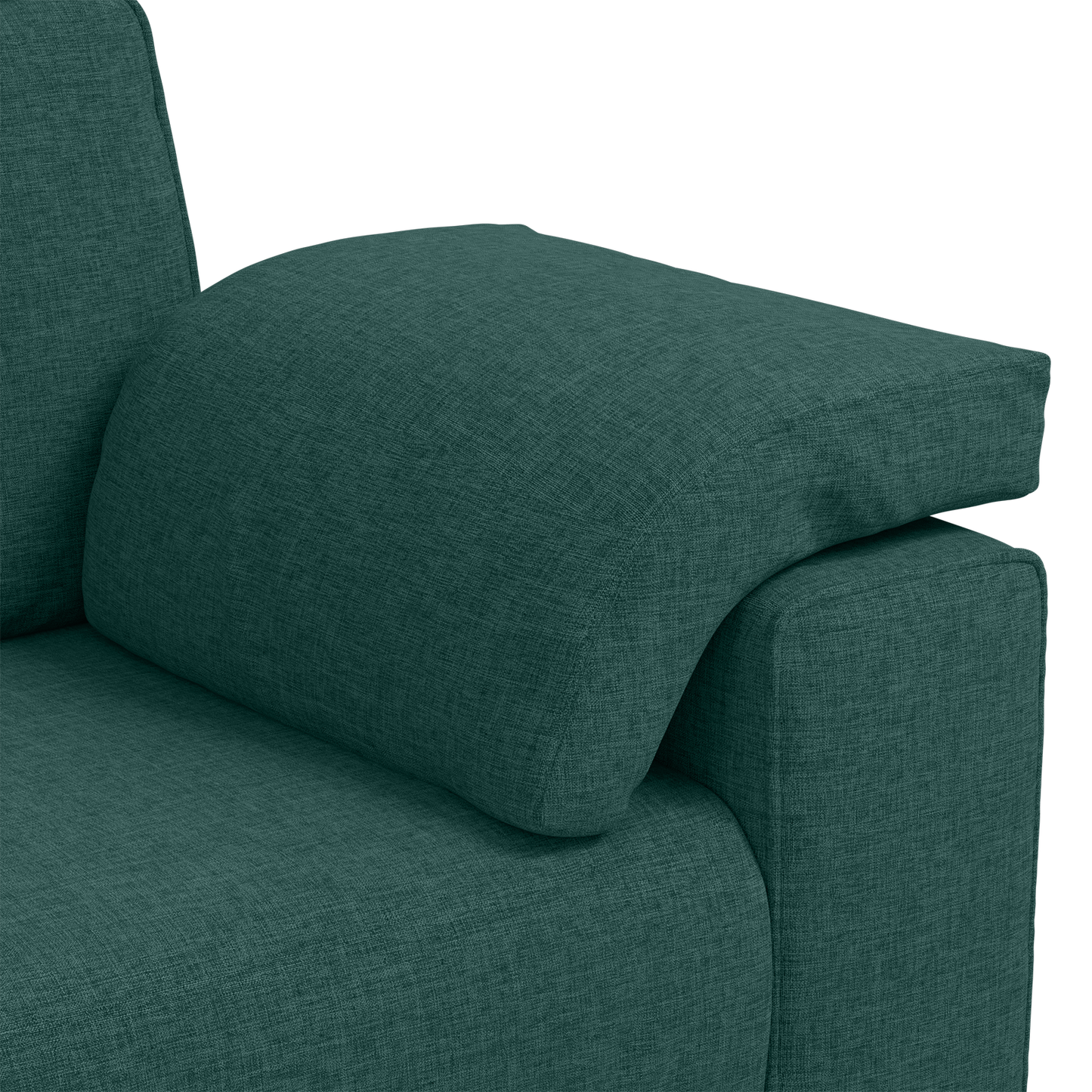 Sofá-Casal VidaXL Verde Escuro 120 cm em Tecido