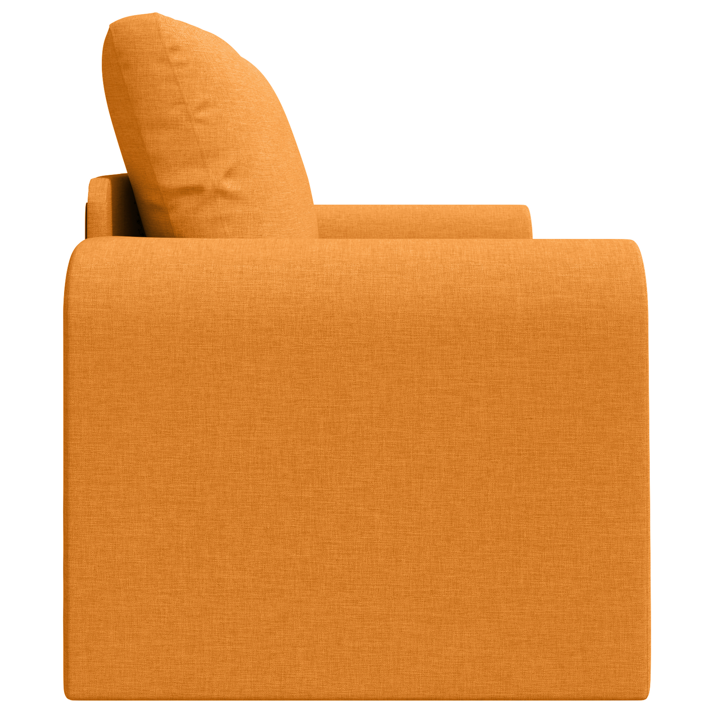 Sofá Chão Cama 2 em 1 Amarelo Escuro 148x71x83 cm Tecido