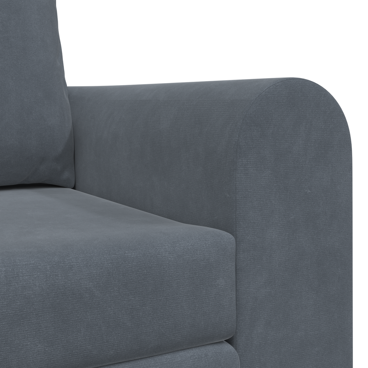 Sofá Cama de Chão 2 em 1 Cinza Escuro 148x71x83 cm Veludo