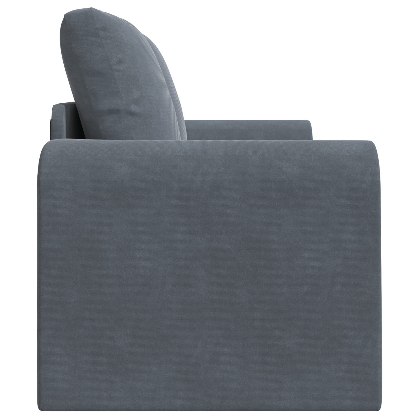 Sofá Cama de Chão 2 em 1 Cinza Escuro 148x71x83 cm Veludo