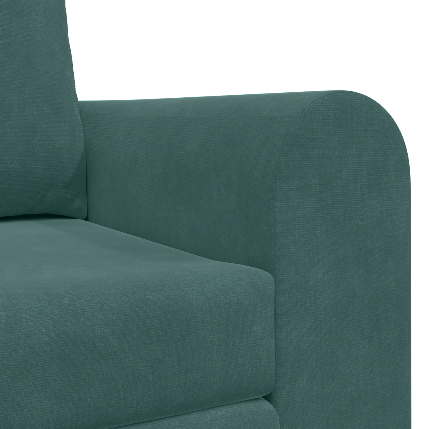 Sofá Cama 2 em 1 Verde Escuro 148x71x83 cm em Veludo