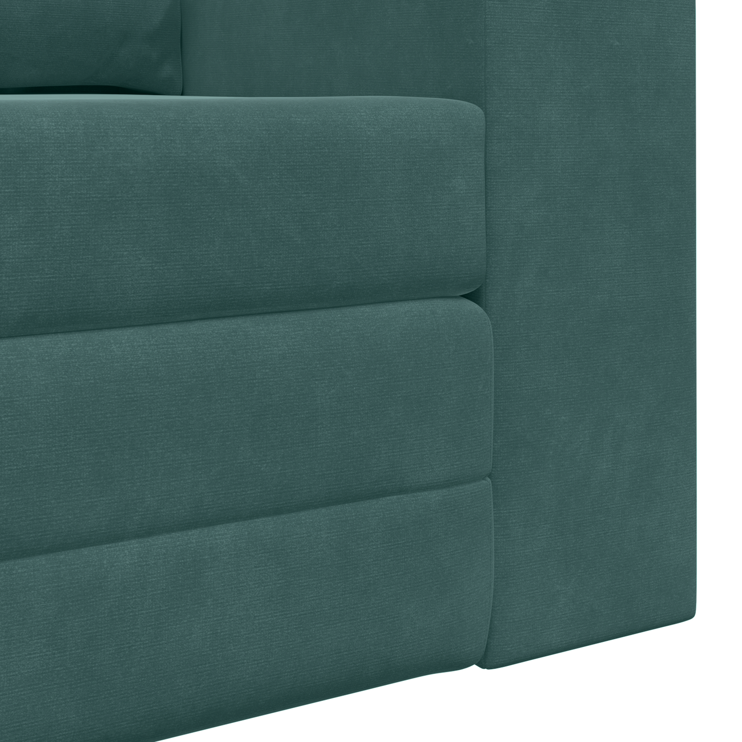 Sofá Cama 2 em 1 Verde Escuro 148x71x83 cm em Veludo