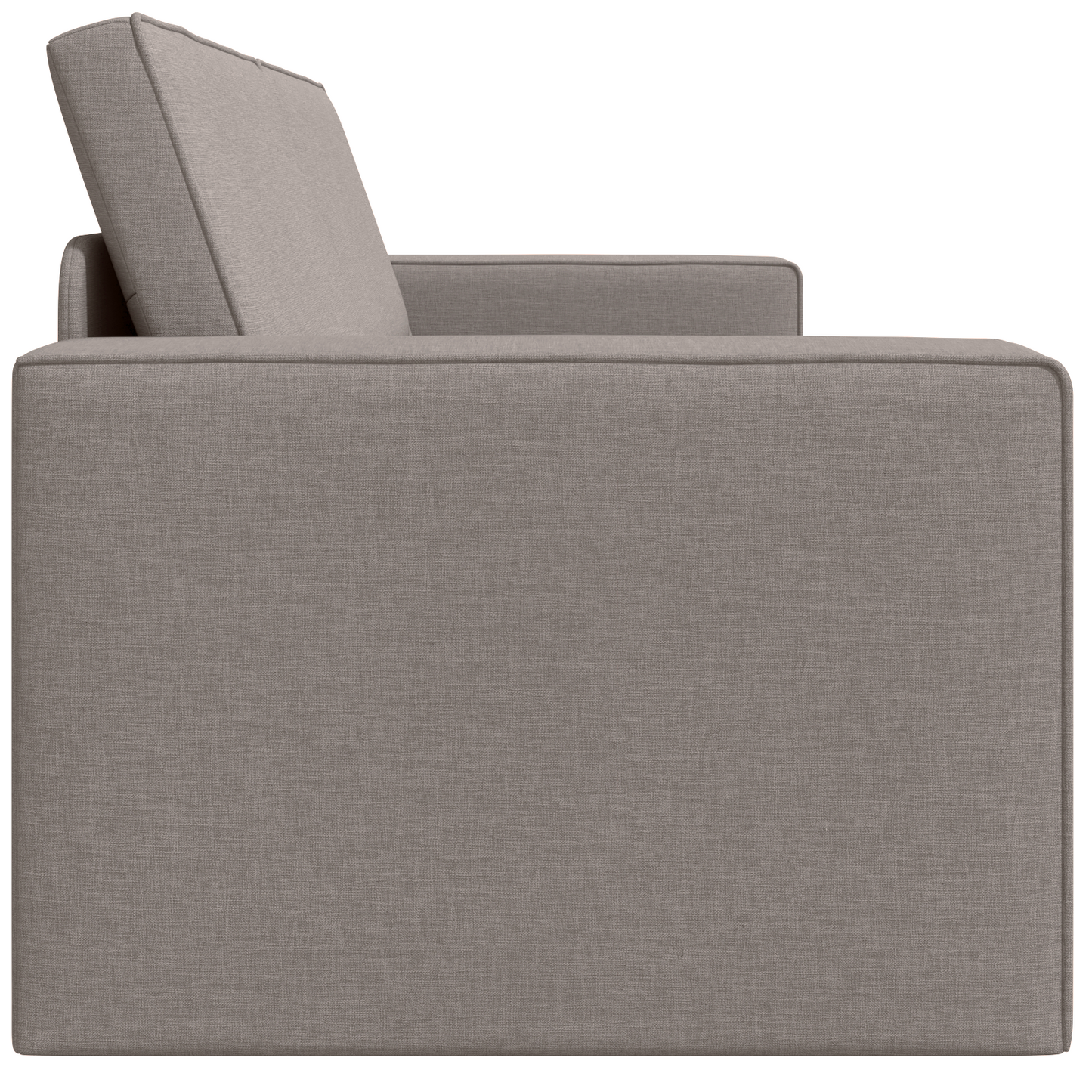 Sofá-Cama de Chão 2 em 1 Taupe 245x150x60.5 cm Tecido