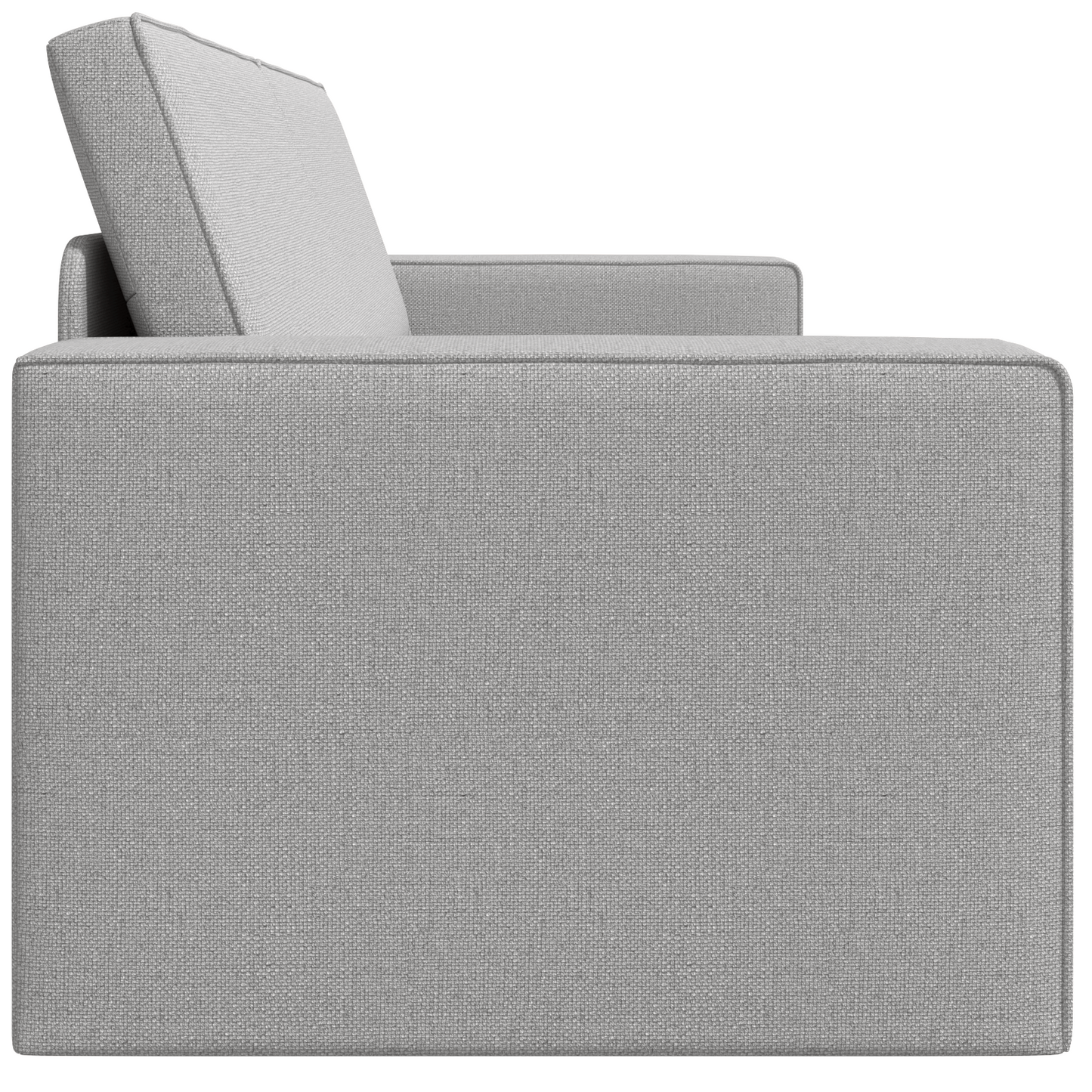 Sofá Cama 2-em-1 Cinza Nuvem 245x150x60.5 cm Tecido