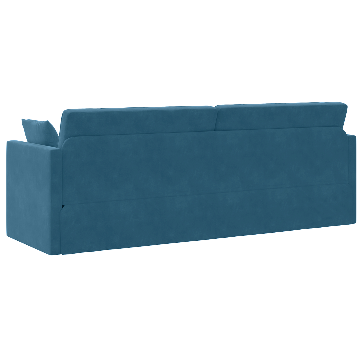 Sofá Cama 2 em 1 Azul 213x144x60 cm Veludo