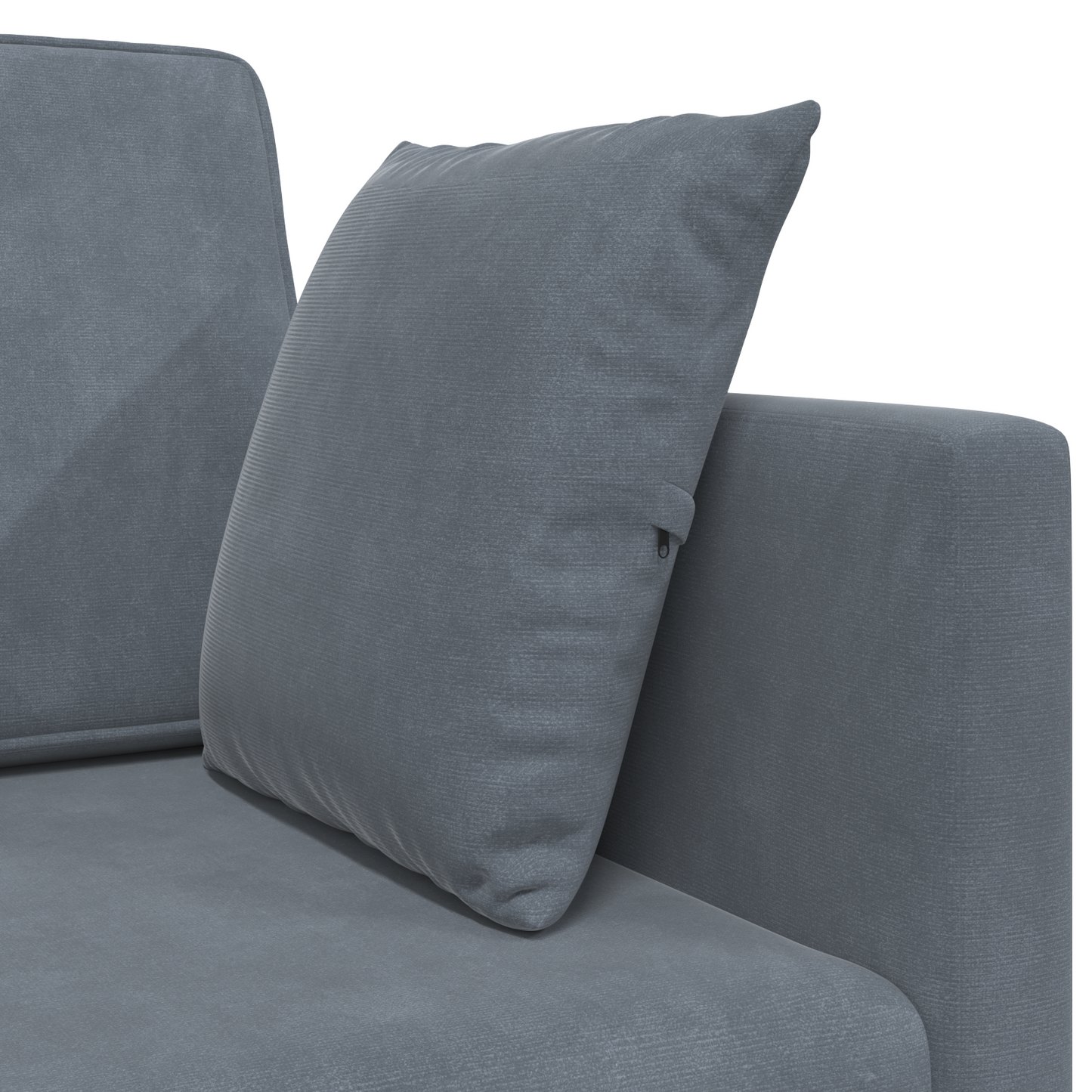 Sofá Cama 2 em 1 Cinza Escuro 213x144x60 cm Veludo