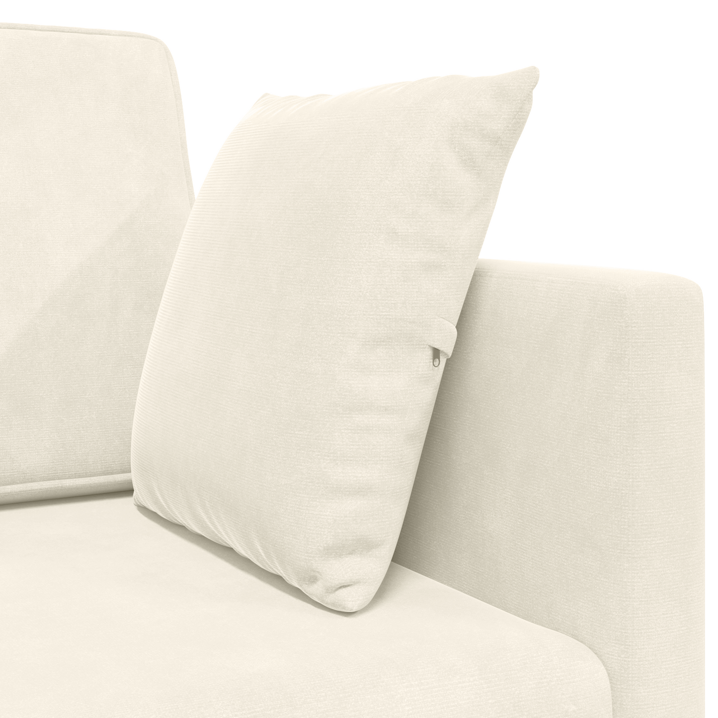 Sofá Cama de Chão 2 em 1 Creme 213x144x60 cm Veludo