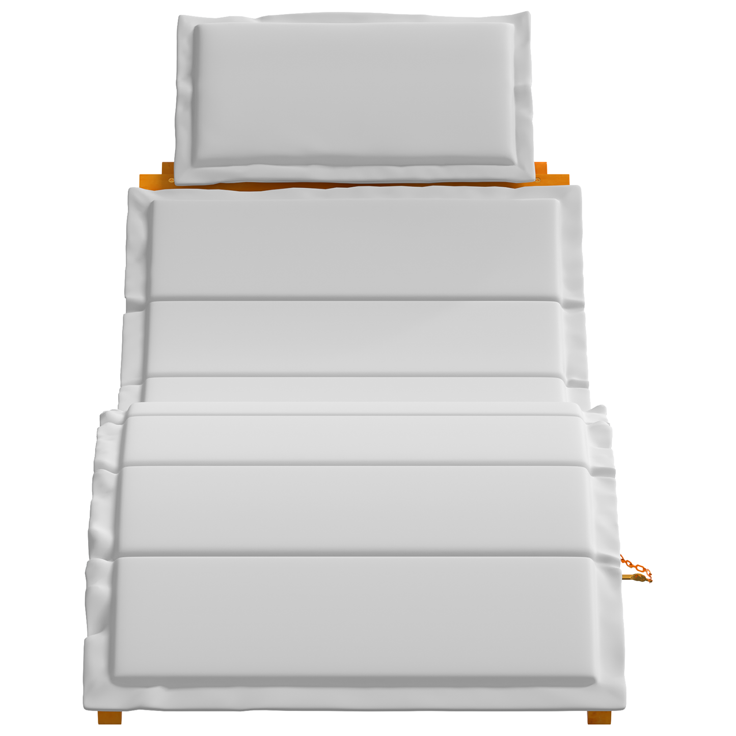 Conjunto de Espreguiçadeiras com Almofadas 2 pcs Cinza Claro Madeira Sólida de Acácia