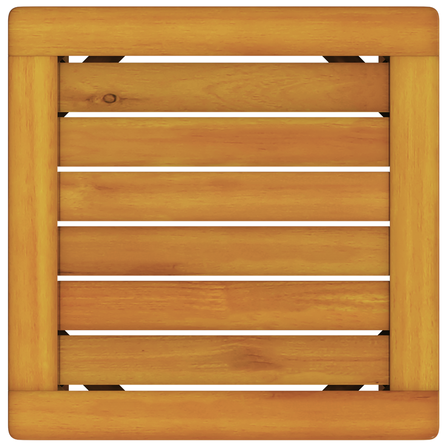 Espreguiçadeira com Mesa de Madeira Sólida de Acácia