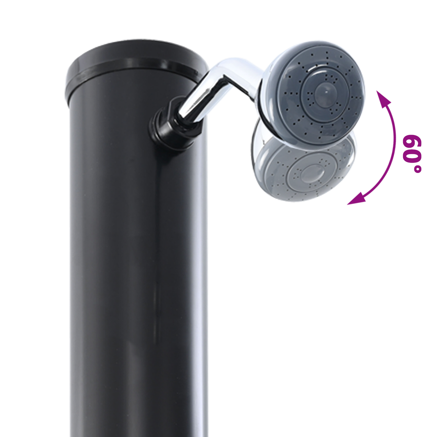Chuveiro Solar Externo com Torneira 217 cm 20 L