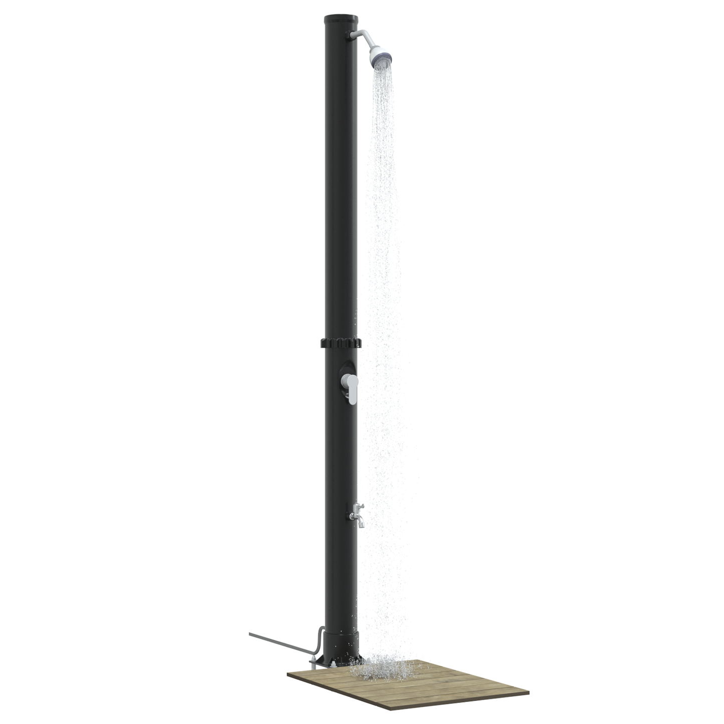 Chuveiro Solar Externo com Torneira 217 cm 20 L