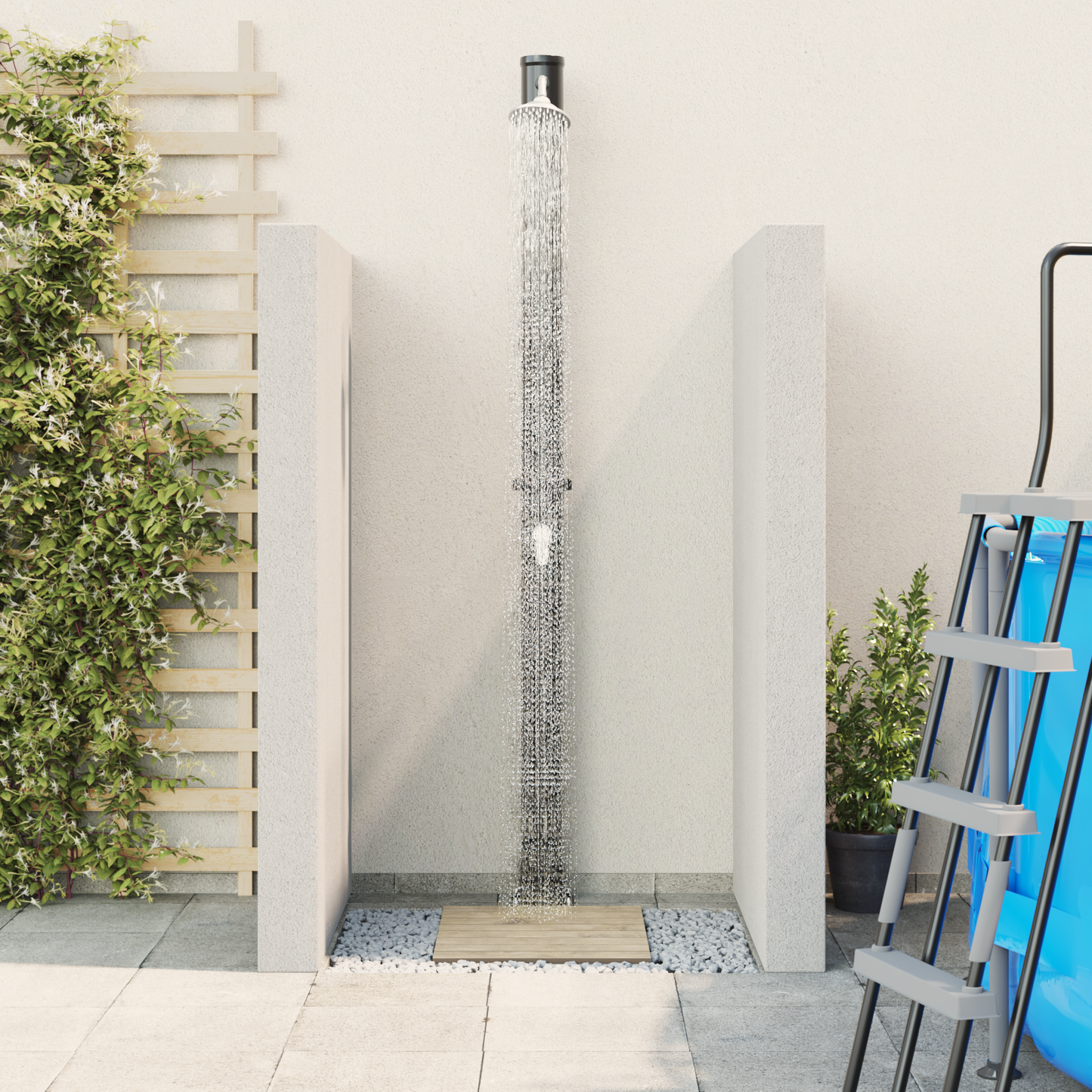 Chuveiro Solar Externo 217 cm 20 L