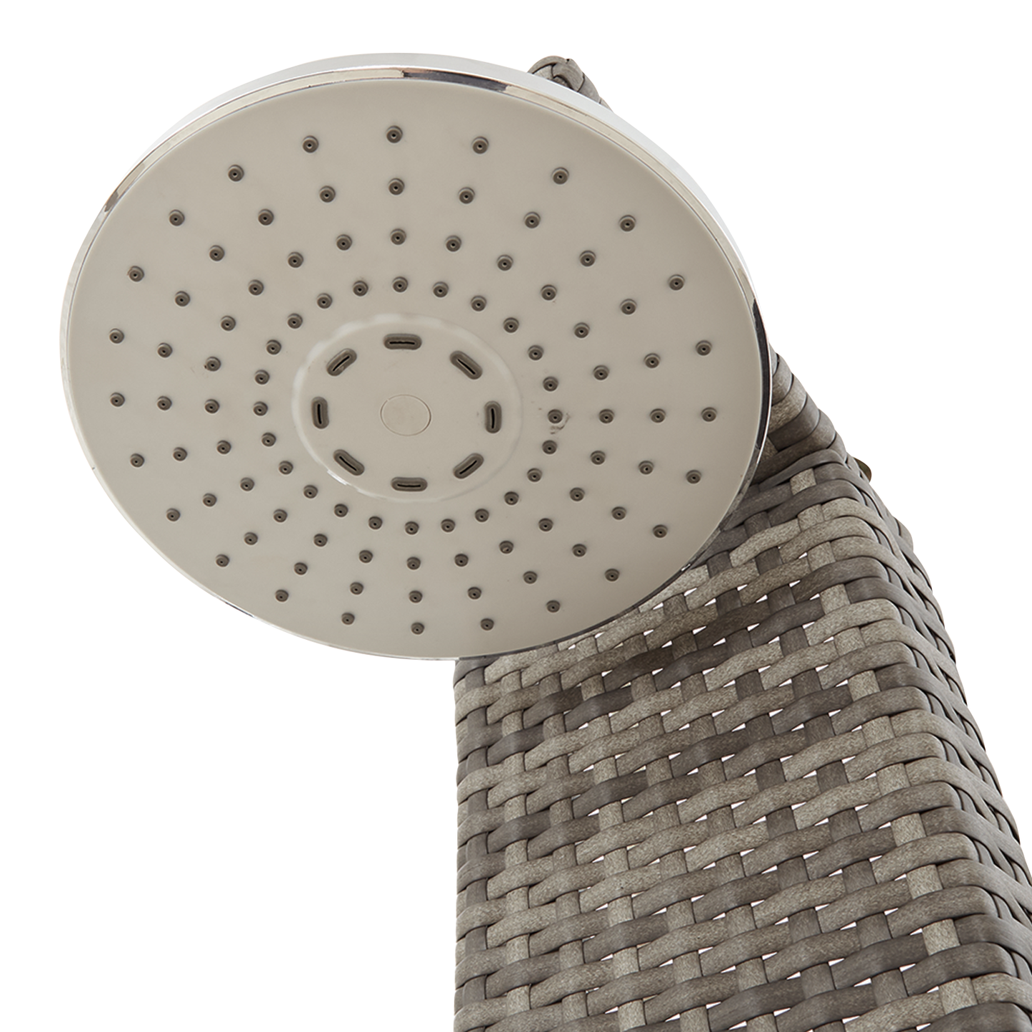 Chuveiro de Jardim Cinzento 60x80x214 cm Rattan Poliéster