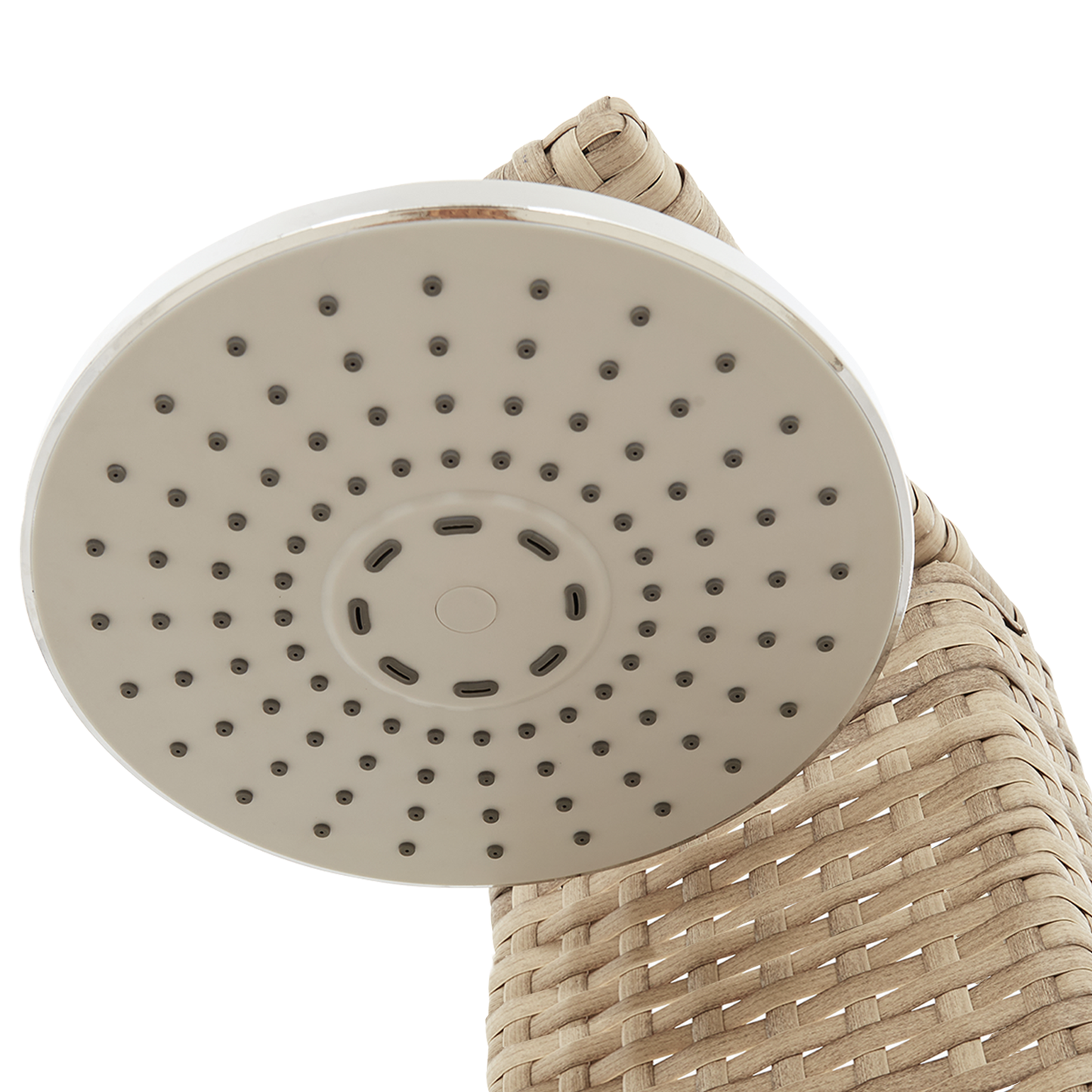 Chuveiro de Jardim Bege 60x80x214 cm Polyrattan