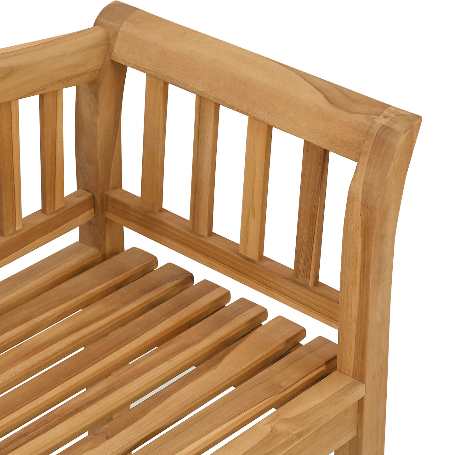 Banco de Jardim 120x53.5x85 cm Madeira Sólida de Teca