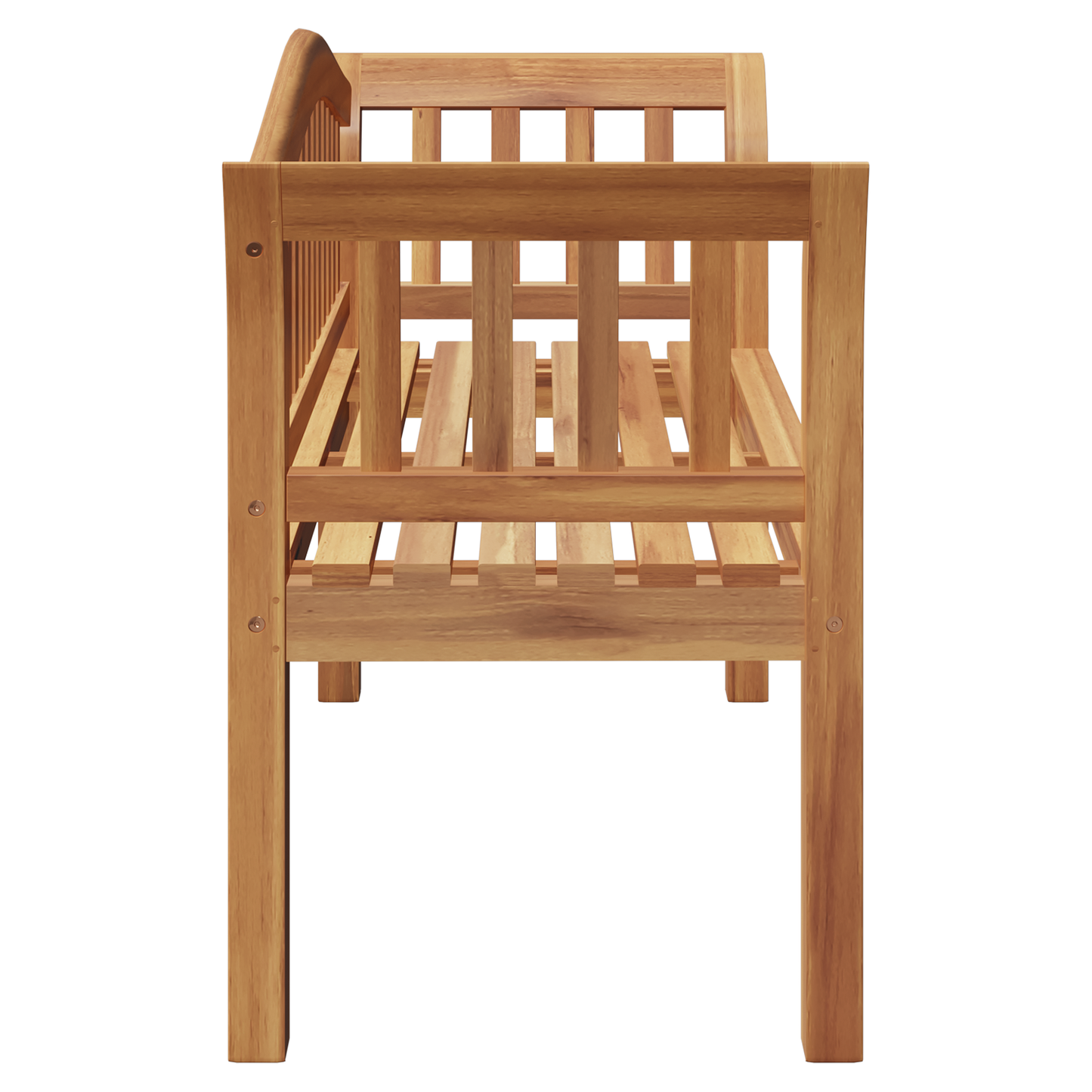 Banco de Jardim 120x53.5x85 cm Madeira Sólida de Teca