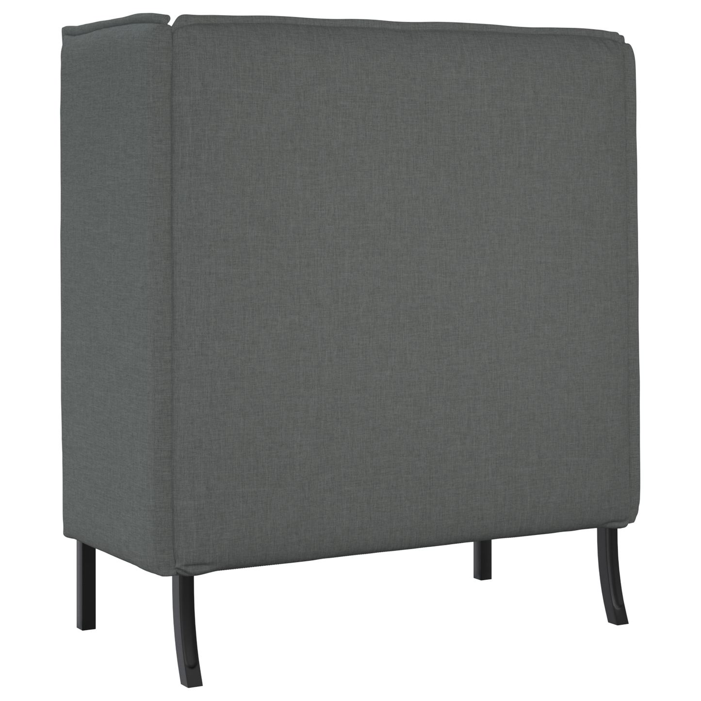 Sofá Highback Cinza Escuro 109x56x121 cm Tecido