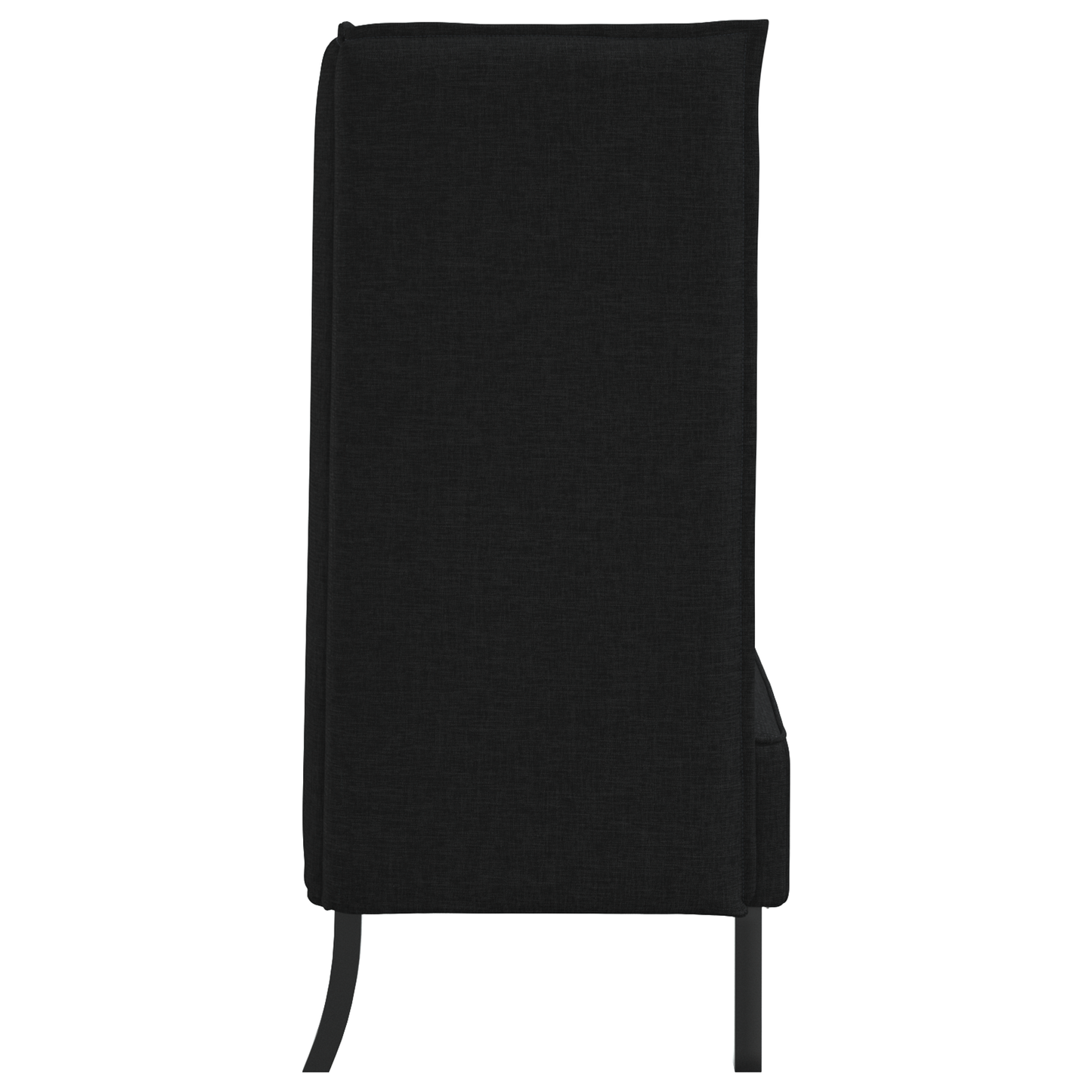 Sofá Alto Preto 109x56x121 cm Tecido