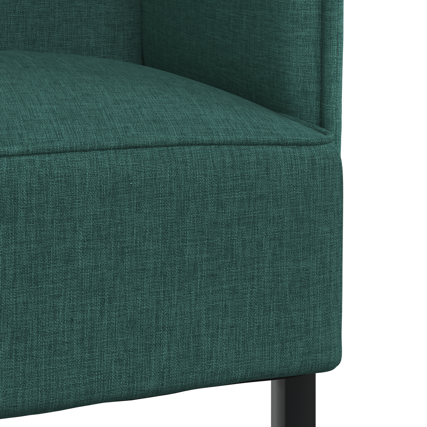 Sofá Alto-Costura Verde Escuro 109x56x121 cm Tecido
