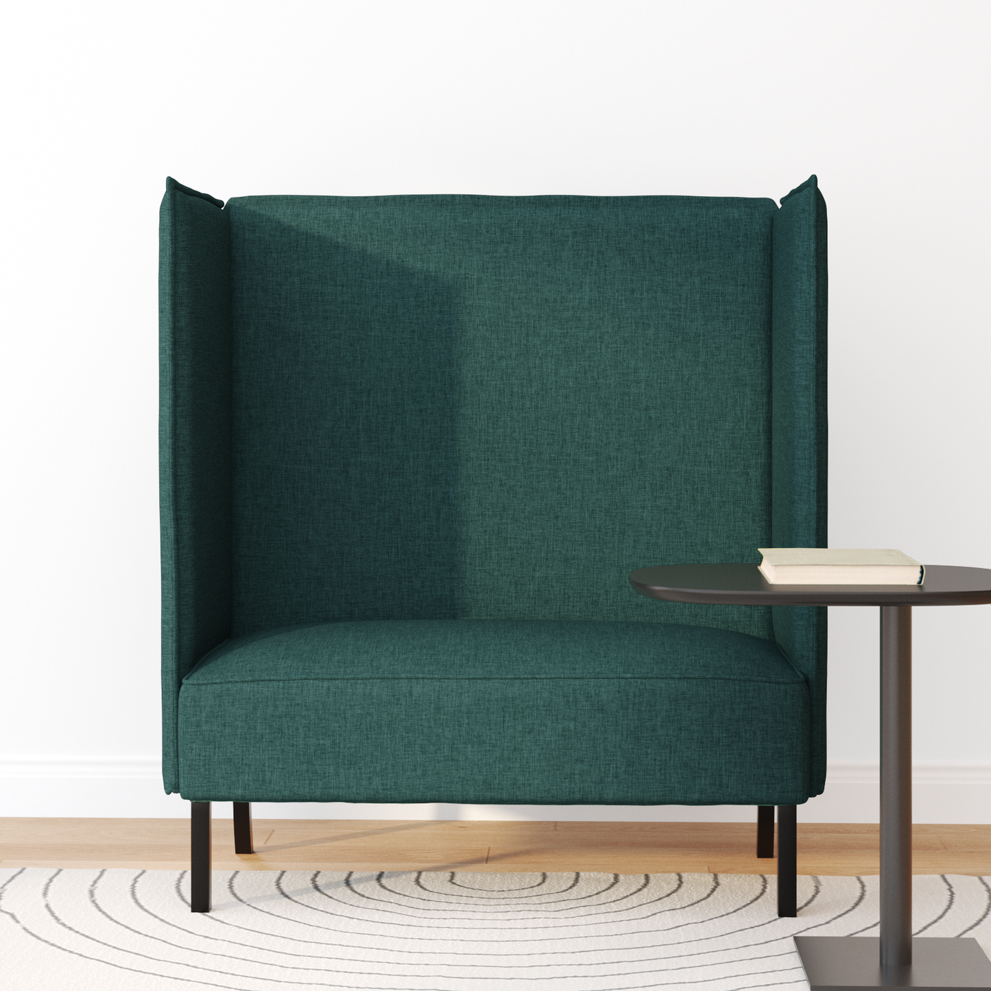 Sofá Alto-Costura Verde Escuro 109x56x121 cm Tecido